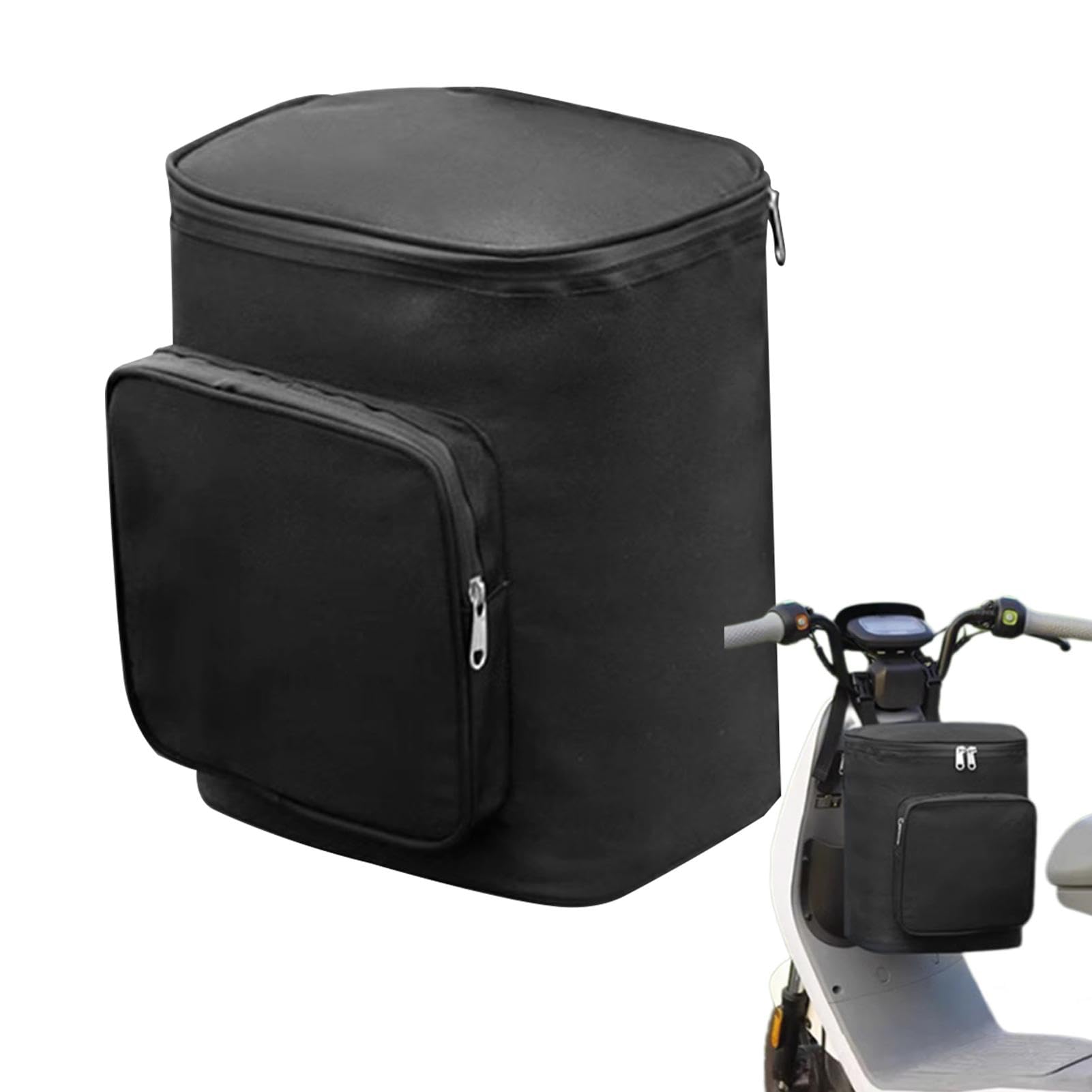 DNCG Fahrrad-Lenker-Taschen – Fahrradtasche, Elektro-Scooter, Isolierte Tasche aus 600D Oxford-Gewebe, wasserdicht, geeignet für Motorrad, Fahrrad für die Fahrt von DNCG