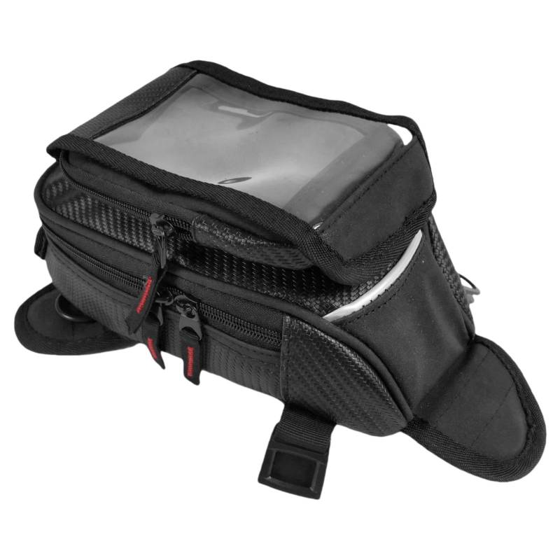 DNCG Motorrad-Tanktasche - Motorrad-Tanktasche, wasserdichte Tanktasche mit Magnettasche, transparente Fronttasche mit wasserdichtem Touchscreen zum Fahren von DNCG