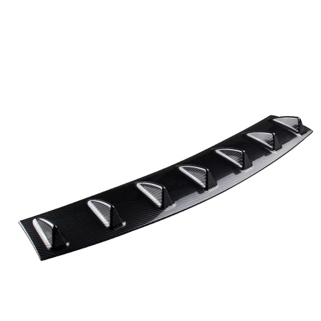 Auto Heckspoiler für 500 2011-2025, Haifischflosse Diffusor Lip Spoiler Autozubehör,Large Carbon Fiber von DNEOGOO