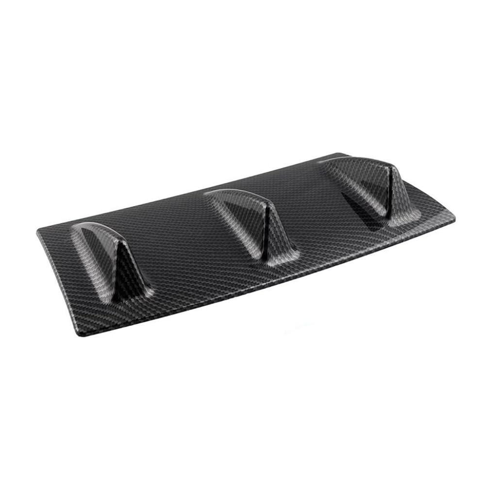 Auto Heckspoiler für Stream 2000-2014, Haifischflosse Diffusor Lip Spoiler Autozubehör,Small Carbon Fiber von DNEOGOO