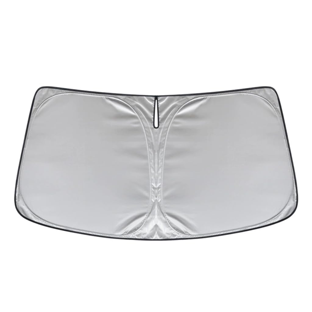 Auto Sonnenschutzvorhang für Buick Excelle 2008-2015, Verdickter Rahmenstil Frontscheibe UV-Schutz Fahrzeugabdeckung Autozubehör,B-Ordinary Double-Layer Silver von DNEOGOO