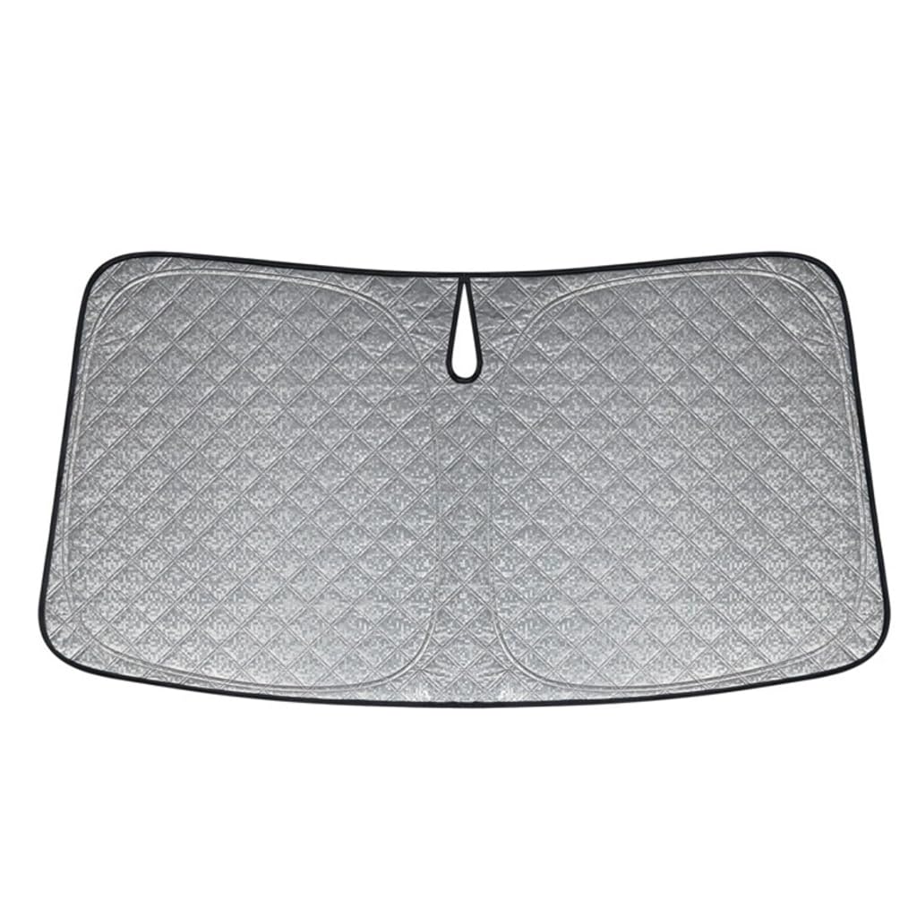 Auto Sonnenschutzvorhang für Buick Excelle XT/GT 2010-2014, Verdickter Rahmenstil Frontscheibe UV-Schutz Fahrzeugabdeckung Autozubehör,A-Six-Layer Thickened Silver von DNEOGOO