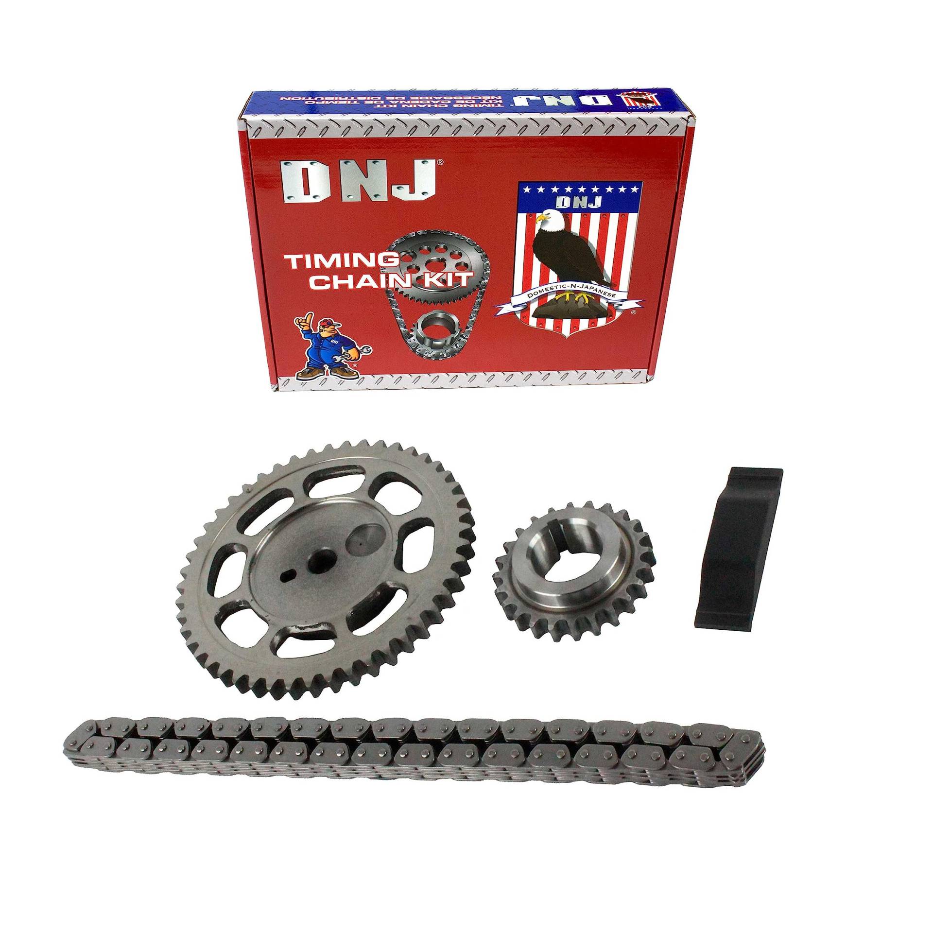 DNJ TK1125 Steuerketten-Set/für 1994-1998 / Jeep/Cherokee, Grand Cherokee, Wrangler / 4.0L / OHV / L6 / 12V / 242cid von DNJ