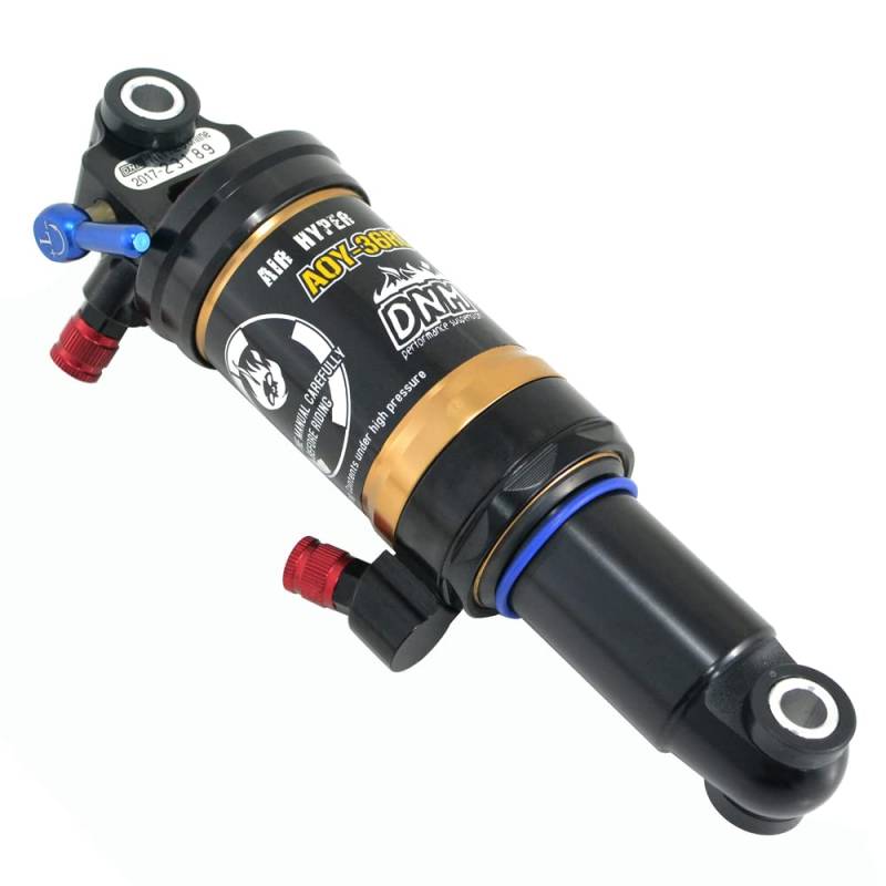 DNM AOY-36RC ST1475*N 165x35mm MTB Air Rear Shock With Lockout, Gold, ST1475*N von DNM