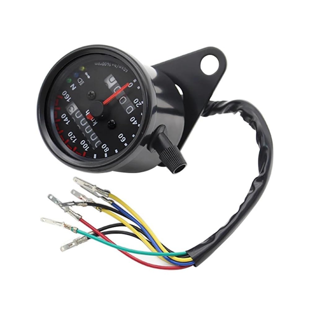 DNZOGW 12V Motorrad LCD-Computer-geschwindigkeitsmesser-grüne LED Blinker Scheinwerfer Anzeige Motorrad Gauge Digital Dash Motorrad ganganzeige von DNZOGW