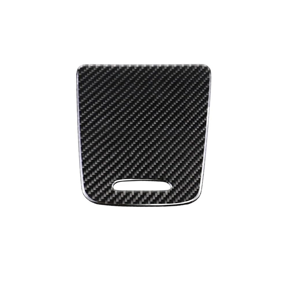 DNZOGW Auto Innen Zierleisten Für A GLA CLA Klasse W176 X156 C117 Auto Carbon Fiber Center Control Panel Zigarettenanzünder Storage Box Cover Rahmen Trim Abdeckung(Part B no Color) von DNZOGW