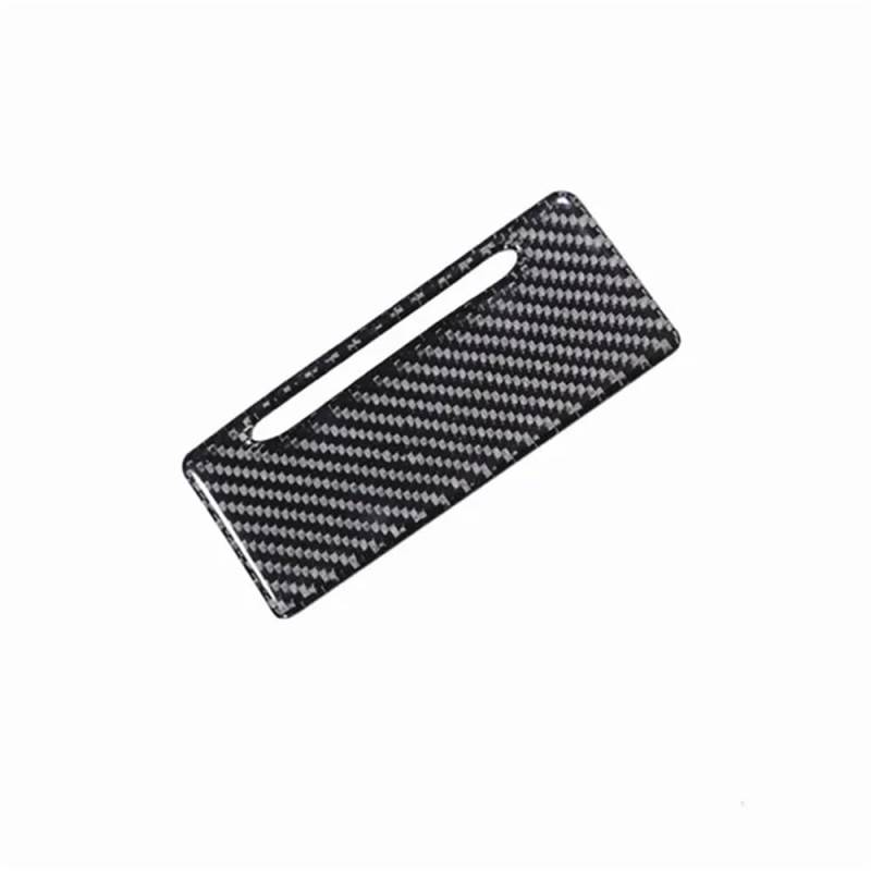 DNZOGW Auto Innen Zierleisten Für A4 B9 2017-2019 Carbon Fiber Center Armlehne Hinten Air Vent Dekoration Rahmen Abdeckung Aschenbecher Panel Aufkleber Rahmen Trim Abdeckung(Ashtray) von DNZOGW