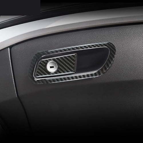 DNZOGW Auto Innen Zierleisten Für A4 B9 2017-2021 Carbon Fiber Auto Konsole Co-Pilot Handschuh Box Schalter Rahmen Dekoration Aufkleber LHD RHD Innen Rahmen Trim Abdeckung(LHD) von DNZOGW