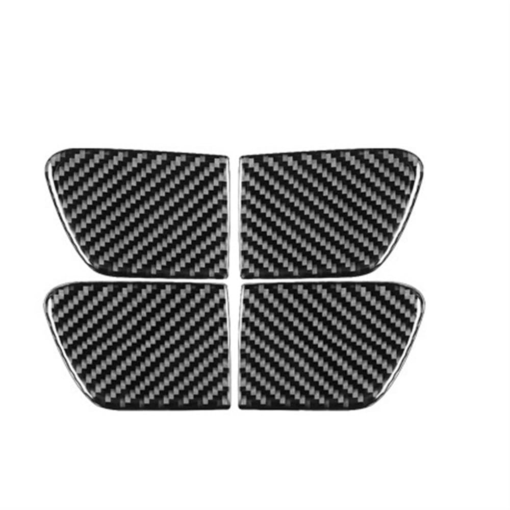 DNZOGW Auto Innen Zierleisten Für Accord 2014-2017 Carbon Fiber Innen Tür Schüssel Griff Panel Trim Abdeckung Auto Innen Dekoration Zubehör Aufkleber Rahmen Trim Abdeckung(Black Carbon Fiber) von DNZOGW