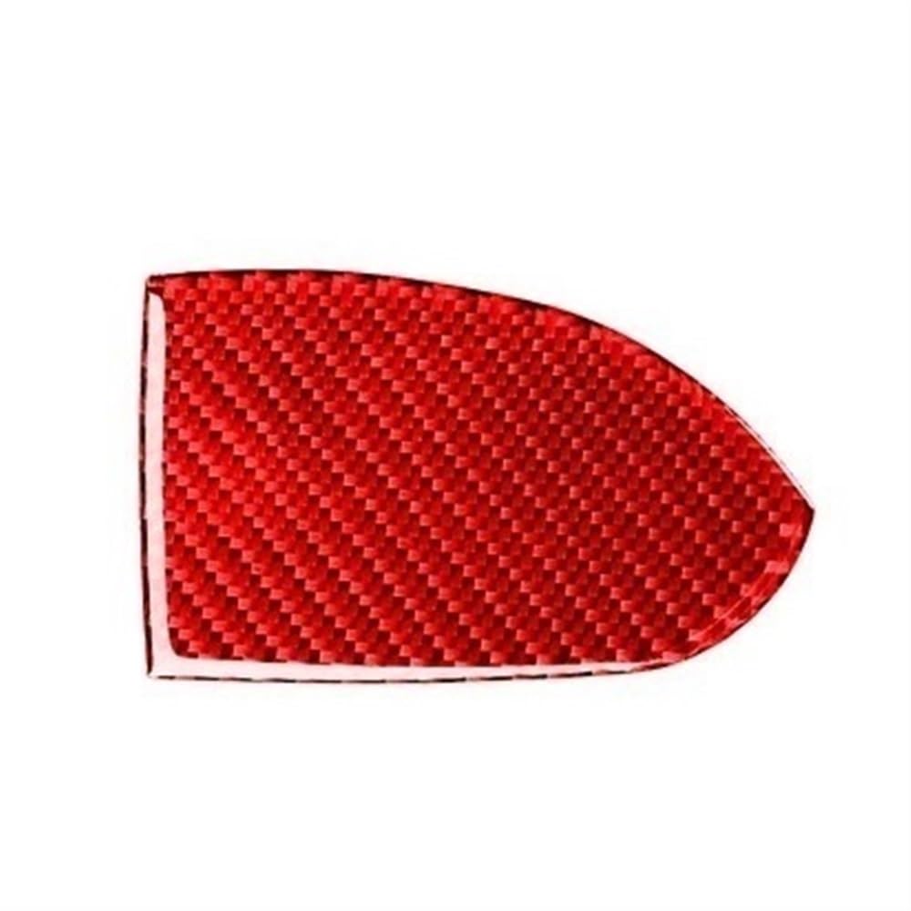 DNZOGW Auto Innen Zierleisten Für Accord 2014-2017 Kohlefaser Co-Pilot Handschuhfach Griff Panel Zierabdeckung Auto Innendekoration Zubehör Aufkleber Rahmen Trim Abdeckung(Red Carbon Fiber) von DNZOGW