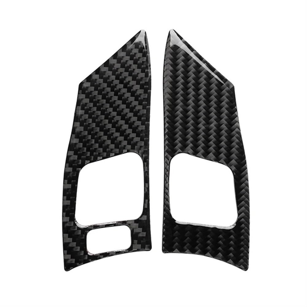 DNZOGW Auto Innen Zierleisten Für Lexus Für IS250 300 350 2006-2012 Carbon Fiber Lenkrad Knopf Rahmen Trim Abdeckung Auto Innenausstattung Dekoration Aufkleber Rahmen Trim Abdeckung von DNZOGW