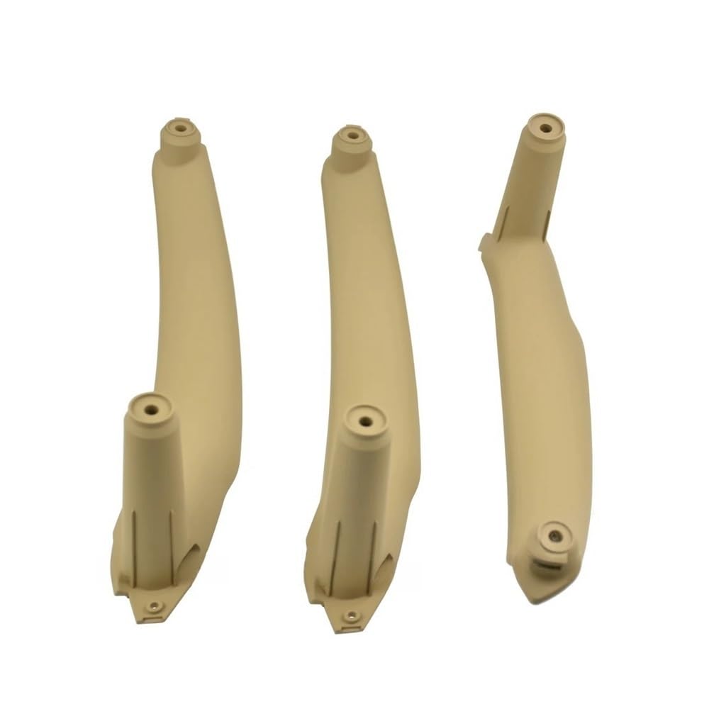 DNZOGW Auto Innentürgriffverkleidung Für E70 Für X5 Für SAV 2007-2013 Linke Rechte Seite Auto-Innenausstattung Armlehne Türverkleidung Griff Pull Trim-Abdeckung(Passenger Beige 3Pcs) von DNZOGW