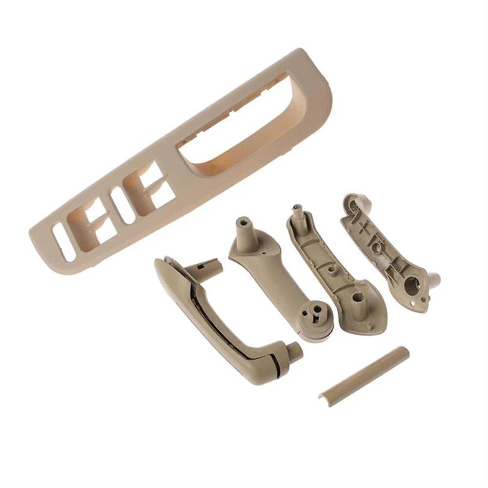 DNZOGW Auto Innentürgriffverkleidung Für Golf 4 Für MK4 1999-2004 3B1867171E Vorne Hinten Links Rechts Tür Schwarz Pull Haltegriff Carbon Faser Stil(Beige) von DNZOGW