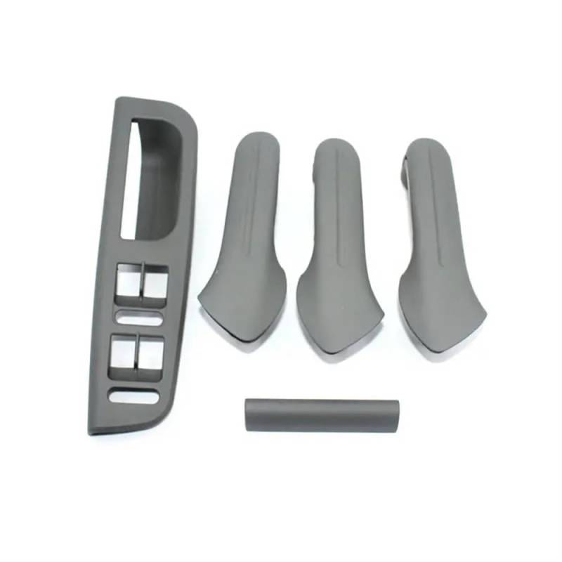 DNZOGW Auto Innentürgriffverkleidung Für Golf 4 Für MK4 Auto Auto Modifizierte Fensterheber-Taste Bedienfeld Türgriffabdeckungen LHD Zubehör(1 Set Gray) von DNZOGW