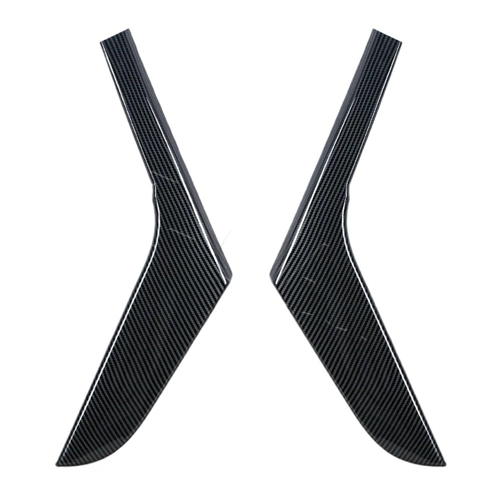 DNZOGW Auto Innentürgriffverkleidung Für Golf 6 Für GTI MK6 2009-2014 Links Rechts Carbon Fiber Innen Tür Panel Zugleiste Türgriff Dekorative Streifen(A Rear 1 Pair) von DNZOGW