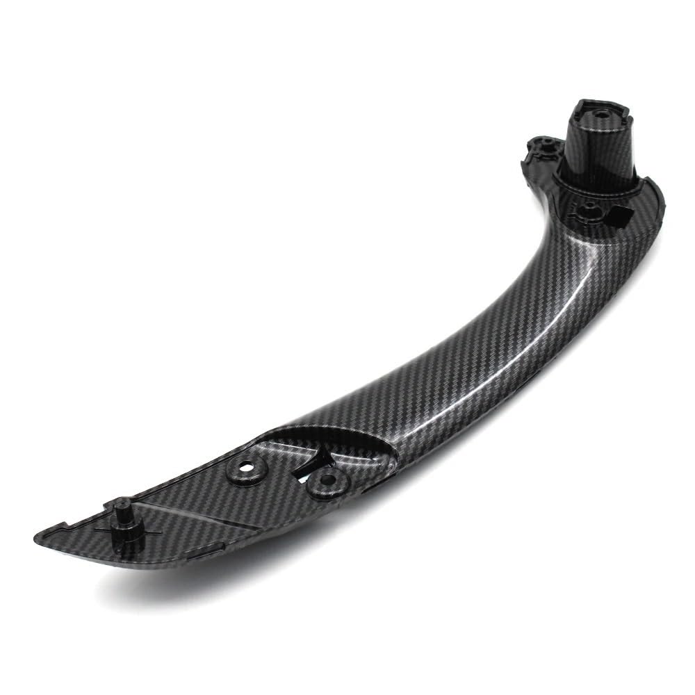 DNZOGW Auto Innentürgriffverkleidung Für Megane 3 Für MK3 Für Fluence 2008-2016 809540001R 809600007R Carbon Faser Schwarz Innen Auto Vordertür Griff(Inner Handle-Cabon R) von DNZOGW