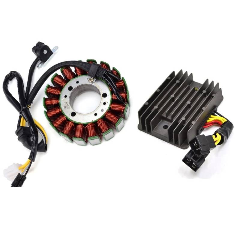 DNZOGW Für Daytona 675 2006-2007 Generator Stator Spule + Spannungsreglergleichrichter Gleichrichter Motorradregler von DNZOGW