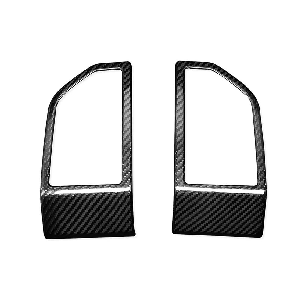 DNZOGW Für Raptor 2015-2020 Auto Carbon Fiber Vorne Links Rechts AC Vent Grille Rahmen Trim Abdeckung Dekoration Aufkleber Lüftungsgitter Klimaanlage Vorne(Front L R AC Vent) von DNZOGW