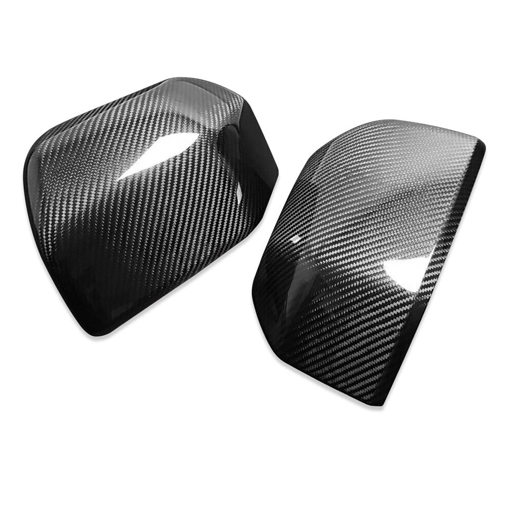 DNZOGW Für Raptor 2015-2020 Auto Carbon Fiber Vorne Links Rechts AC Vent Grille Rahmen Trim Abdeckung Dekoration Aufkleber Lüftungsgitter Klimaanlage Vorne(Side Mirro Trim) von DNZOGW