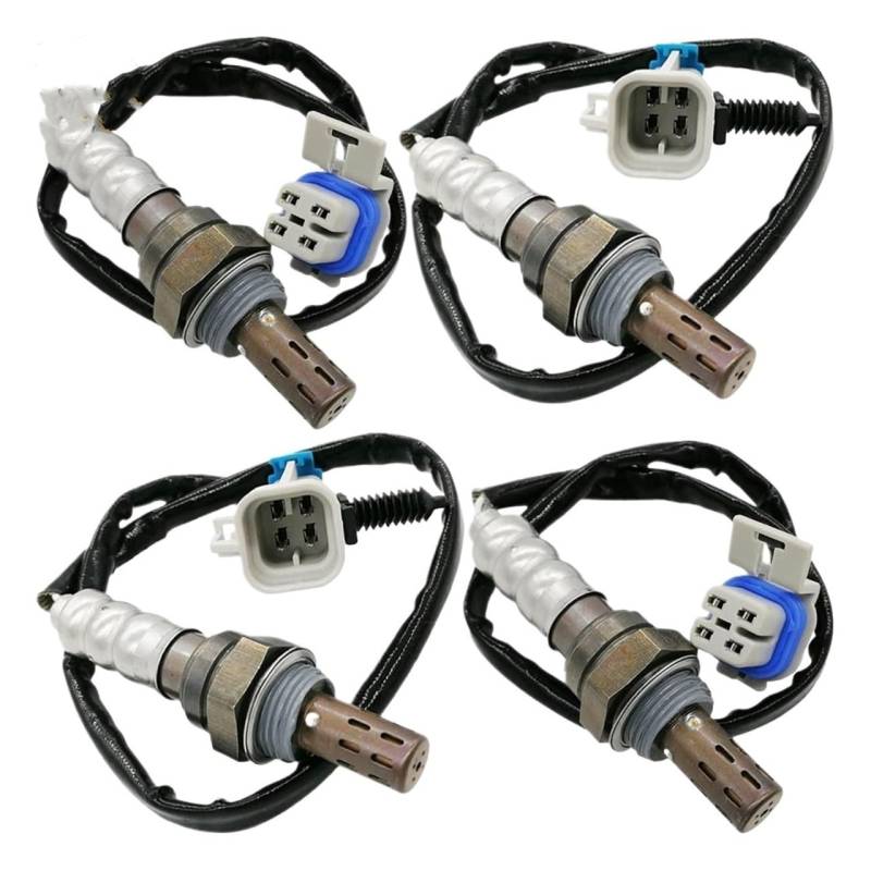 DNZOGW O2 Sauerstoffsensor Automotive Sauerstoff Sensor 1Set 4PCS Upstream & Downstream Sauerstoff O2 Sensor Für Sierra Für Yukon 4,8 5,3 L V8 2344256 2344668 Sonde O2 Sauerstoffsensor von DNZOGW