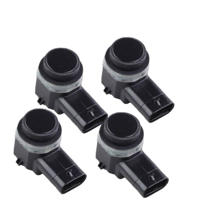 DNZOGW PDC Rückfahrsensor Für A3 Für A4 Für A5 Für A6 Für A8 1S0919275C 3 Pin Umkehr PDC Parkplatz Sensor Einparkhilfe PDC Sensor(Black 4 pcs) von DNZOGW