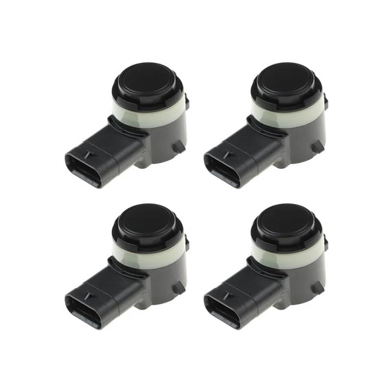 DNZOGW PDC Rückfahrsensor Für A3 Für Q5 Für Golf 7 Für Seat Für Leon Für Octavia III PDC Parksensor Parktronic 5Q0919275 Einparkhilfe PDC Sensor(Black 4 pcs) von DNZOGW