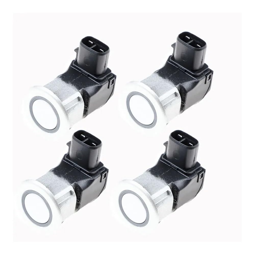 DNZOGW PDC Rückfahrsensor Für Alphard Rückfahrassistent Sensor 89341-58010 8934158010 PDC Parkplatz Sensor PDC Rückfahrassistent Sensor Einparkhilfe PDC Sensor(Silver 4 PCS) von DNZOGW