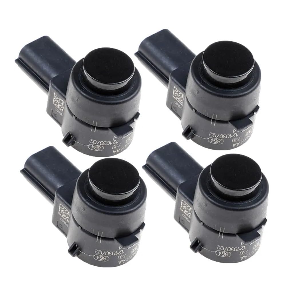 DNZOGW PDC Rückfahrsensor Für Chrysler 300 Für Liberty 1EW63AXRAA PDC Parkplatz Sensor Rückfahr Unterstützen Sensor PDC Rückfahr Unterstützen Sensor Einparkhilfe PDC Sensor(Black 4 pcs) von DNZOGW