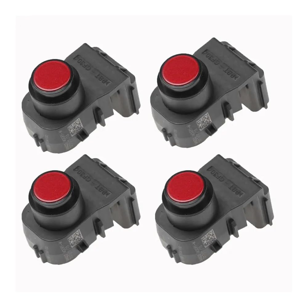 DNZOGW PDC Rückfahrsensor Für Hyundai Für Accent 95720-H5000 95720H5000 4PCS PDC Parkplatz Sensor PDC Rückfahr Unterstützen Sensor Einparkhilfe PDC Sensor(Red) von DNZOGW