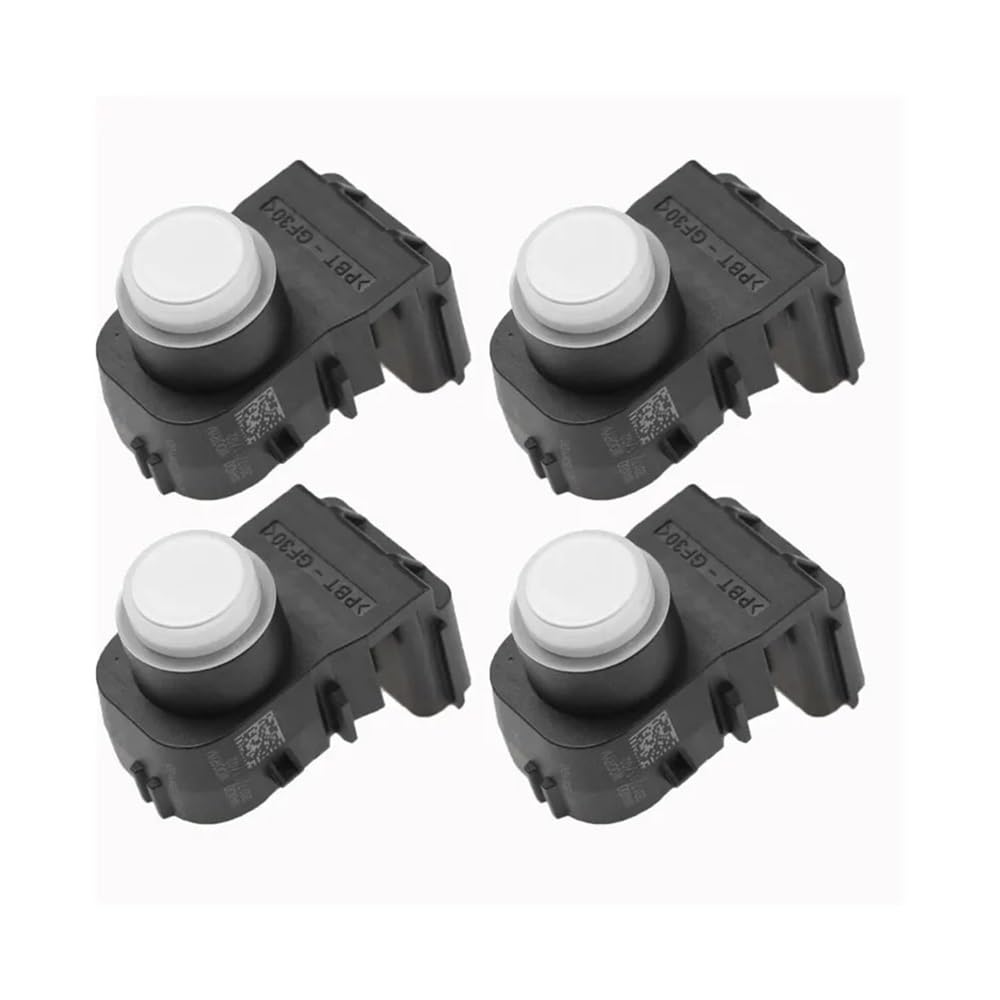 DNZOGW PDC Rückfahrsensor Für Hyundai Für Accent 95720-H5000 95720H5000 4PCS PDC Parkplatz Sensor PDC Rückfahr Unterstützen Sensor Einparkhilfe PDC Sensor(White) von DNZOGW