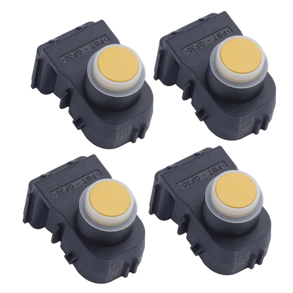 DNZOGW PDC Rückfahrsensor Für Kia 4 Teile 95720-H8000 PDC Stoßstange Parkplatz Sensor Auto 95720H8000 Parkplatz Rückfahr Hilfe Sensor Einparkhilfe PDC Sensor(Yellow 4 pcs) von DNZOGW