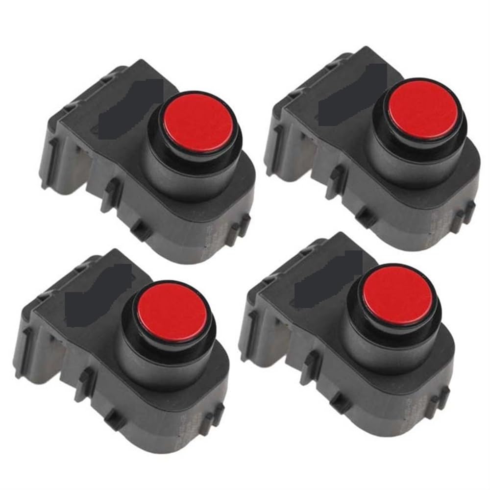 DNZOGW PDC Rückfahrsensor Für Kia 95720-G6100 PDC Stoßstange Parkplatz Ultraschall Sensor Auto 95720G6100 Reverse Positionierung Sensoren Einparkhilfe PDC Sensor(Red 4 pcs) von DNZOGW