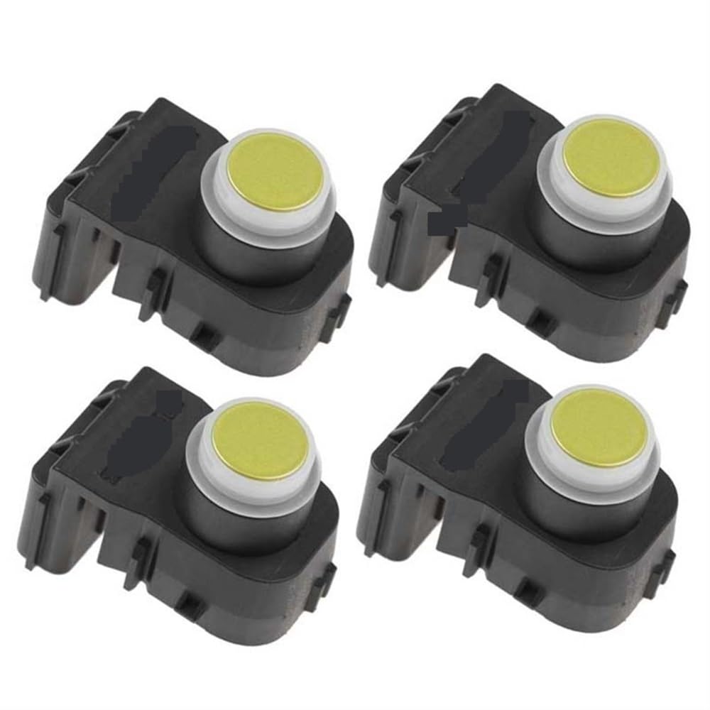 DNZOGW PDC Rückfahrsensor Für Kia 95720-G6100 PDC Stoßstange Parkplatz Ultraschall Sensor Auto 95720G6100 Reverse Positionierung Sensoren Einparkhilfe PDC Sensor(Yellow 4 pcs) von DNZOGW