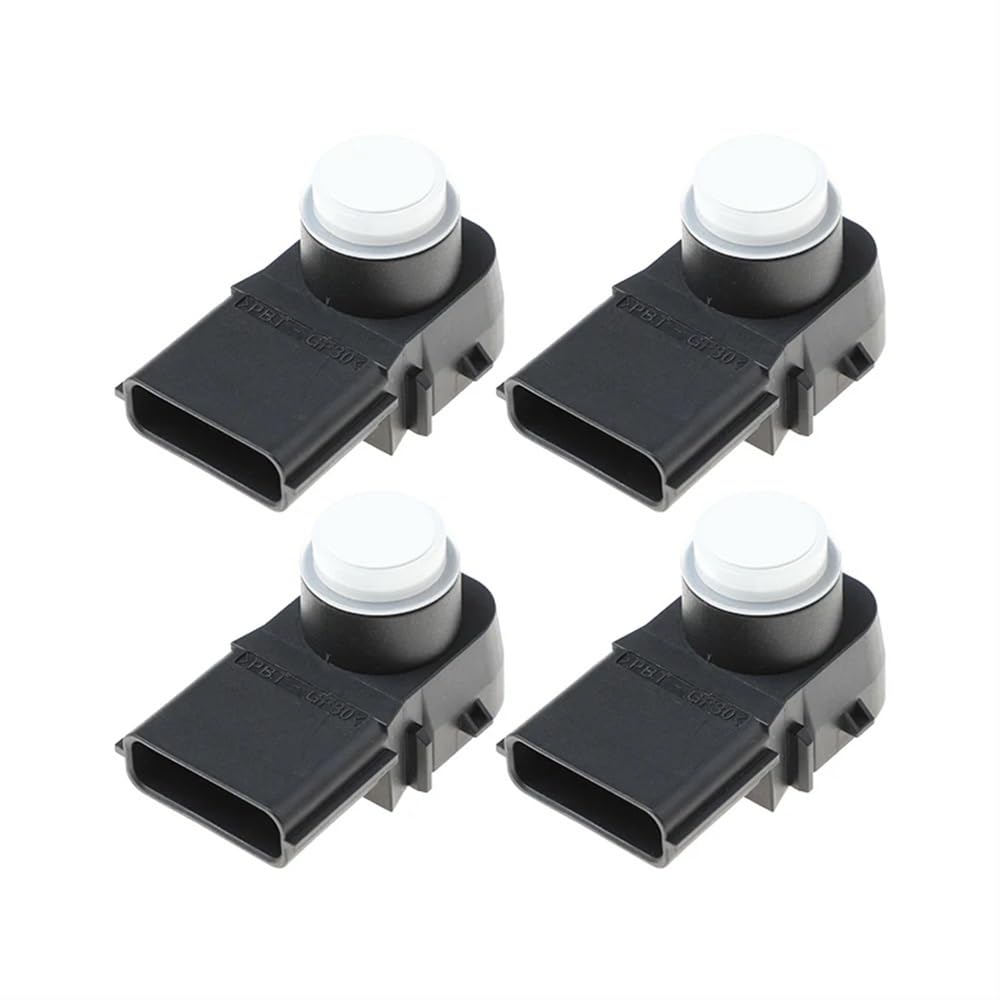 DNZOGW PDC Rückfahrsensor Für Kia 95720-J5310 Rückfahrassistent Sensor 95720J5310 4PCS PDC Parkplatz Sensor Park Assist Objekt Sensor Einparkhilfe PDC Sensor(White) von DNZOGW