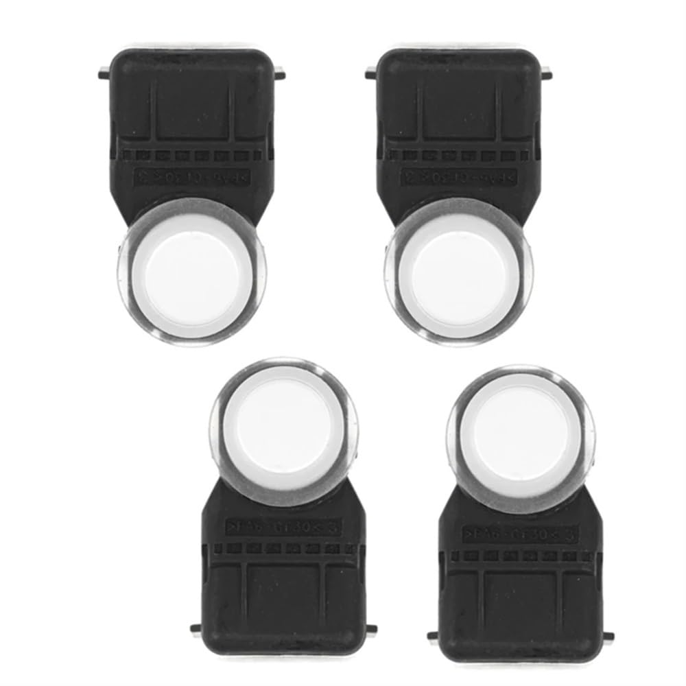 DNZOGW PDC Rückfahrsensor Für Kia Für Sorento 95720-C5000 PDC Stoßstange Parkplatz Sensor Auto 95720C5000 Parkplatz Rückfahr Hilfe Sensor Einparkhilfe PDC Sensor(White 4 pcs) von DNZOGW