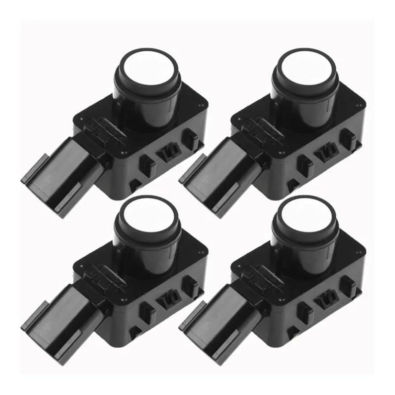 DNZOGW PDC Rückfahrsensor Für RX350 Für RX350L Für RX450h Für RX450hl 89341-48040 8934148040 4PCS PDC Parkplatz Sensor Einparkhilfe PDC Sensor(White) von DNZOGW