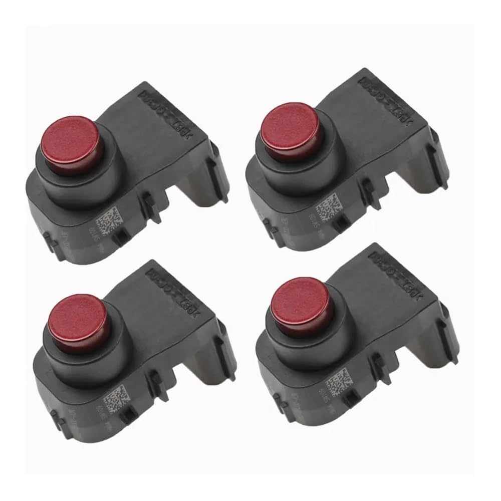 DNZOGW PDC Rückfahrsensor PDC Rückfahrassistent Sensor PDC Einparkhilfe Auto Zubehör 96890-D9000 96890D9000 Für Kia Einparkhilfe PDC Sensor(Red 4 PCS) von DNZOGW