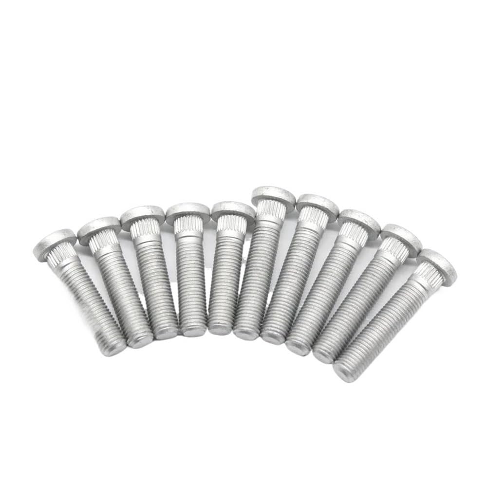 DNZOGW Spurverbreiterungen 16/20 Stück Achsbolzen 12 Spline 12 * 1,5 Für Suzuki 12 * 1,25 Können Mit Spurverbreiterungen Und Reifenzubehör Verwendet Werden(20PCS 62MM) von DNZOGW