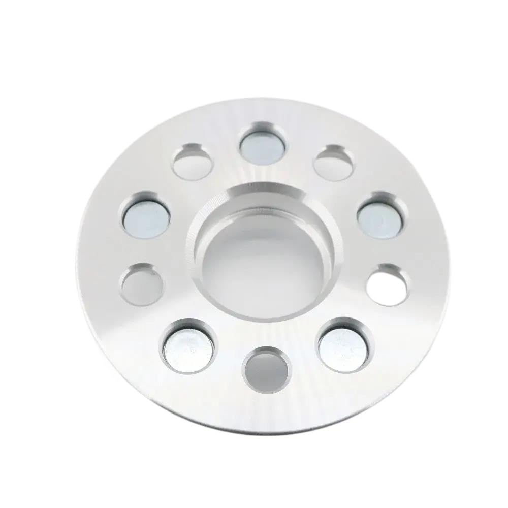 DNZOGW Spurverbreiterungen 2 Stück Spurverbreiterungsadapter Aluminium PCD 5x100 Bis 5x114,3 CB 57,1 Bis 60,1 Dicke 20mm 25mm Bolzen 12x1,5 Autofelgen Zubehör(20mm) von DNZOGW