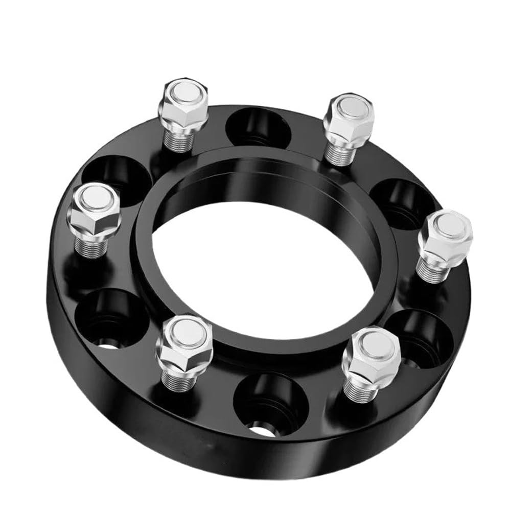 DNZOGW Spurverbreiterungen Für Ranger Für BT 50 2 Stück 30 35 38mm PCD 6x139,7 CB 93,1mm Spurverbreiterungen Adapter 6 Lug Anzug M12x1,5(2Pcs Black 35mm) von DNZOGW