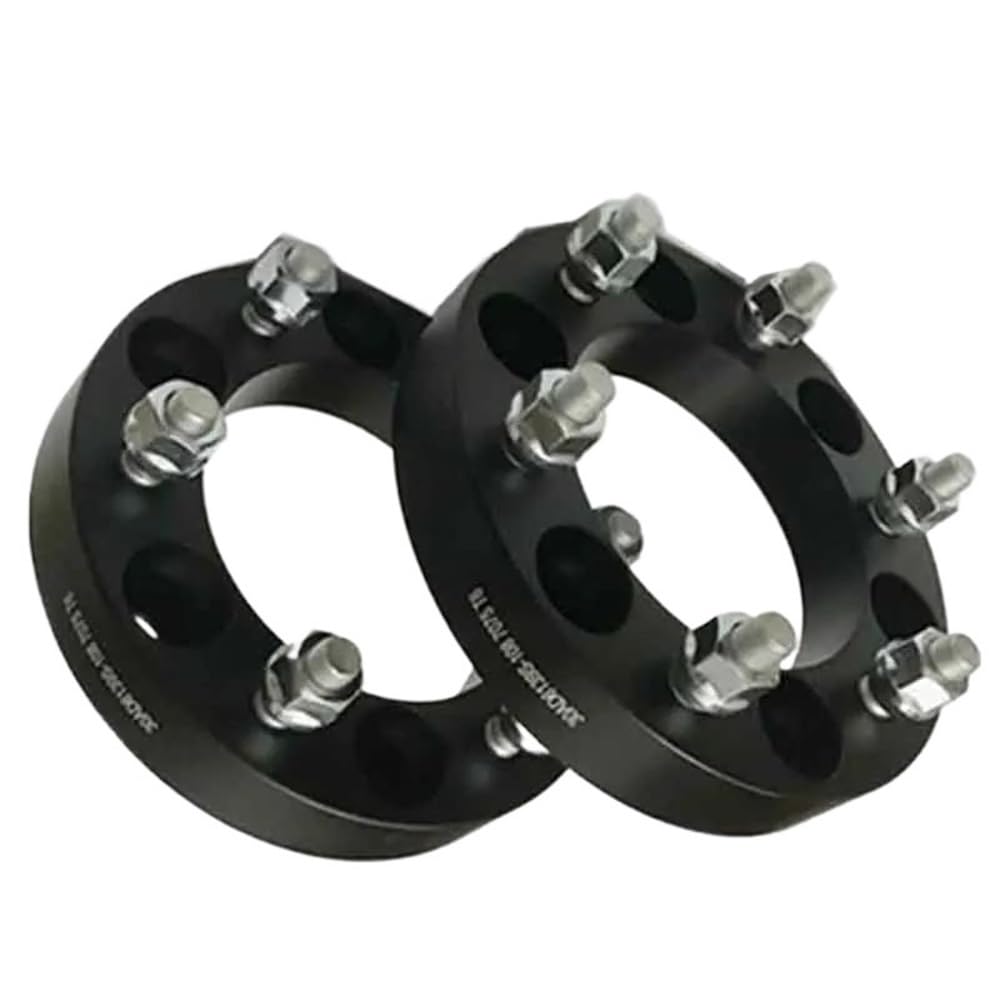 DNZOGW Spurverbreiterungen Für Suzuki Für Jimny Für Jimny Für Sierra 2 Stücke PCD 5x139,7 CB 108mm Aluminium Legierung Hubcentric Rad Spacer Adapter(2PCS Black 30mm) von DNZOGW