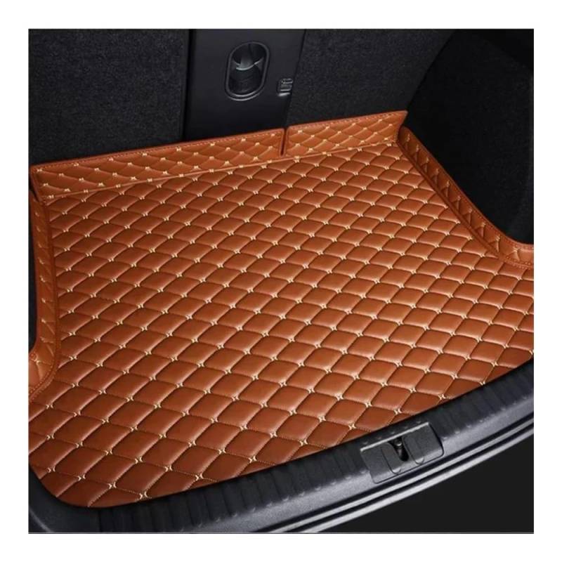 Kofferraummatte Bodenmatte Für 5 Sitz Für E53 1999 2000 2001 2002 2003 2004 2005 2006 PU-Kofferraummatten Innenraum Autozubehör Teppich(Brown) von DNZOGW