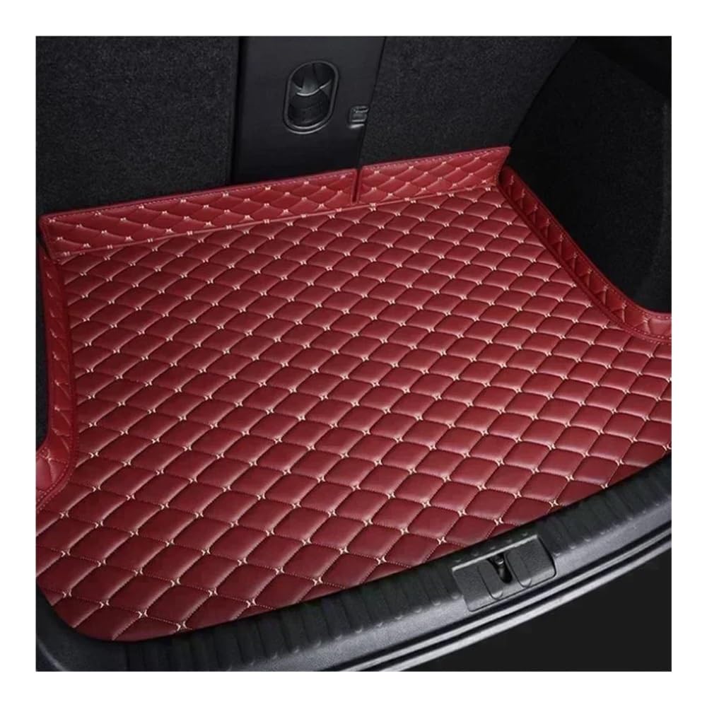 Kofferraummatte Bodenmatte Für Benz Für ML W166 2012 2013 2014 2015 2016 PU-Kofferraumwannen Cargo Liner Innenausstattung Autozubehör Teppich(Wine red) von DNZOGW