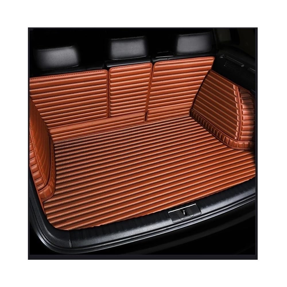 Kofferraummatte Bodenmatte Für CRV 2007 2008 2009 2010 2011 Vollständige Abdeckung Kofferraummatte Kofferraumwanne Cargo Liner Zubehör Innenausstattung(Brown) von DNZOGW