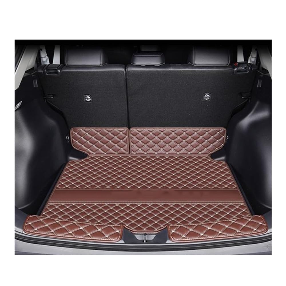 Kofferraummatte Bodenmatte Für Corolla Für Cross 2020 2021 2022 Auto-Kofferraum-Boot-Matte Fußmatten Teppich Schlamm Tablett Cargo-Liner(Brown 1 pcs) von DNZOGW