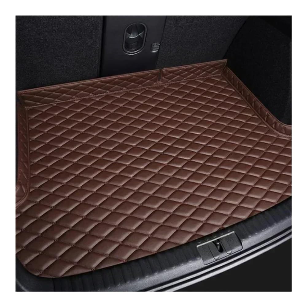 Kofferraummatte Bodenmatte Für Passat B7 2011 2012 2013 2014 2015 PU Auto Boot Cargo Liner Protector Pad Auto Zubehör Teppich Allwetter-Kofferraumwanne von DNZOGW