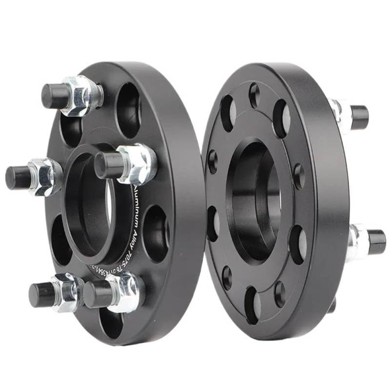 Spurverbreiterungen 2 Stück 15 20 Mm 7075 Aluminium Geschmiedete Spurverbreiterungsadapter PCD 5x114,3 CB 64,1 Mm 5 Lug Universal Car(2PCS 20MM) von DNZOGW