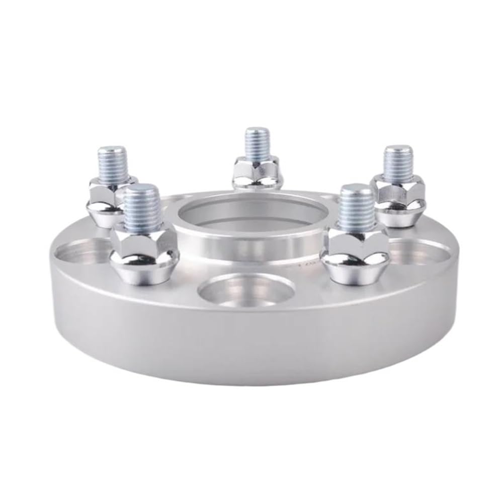 Spurverbreiterungen Für ES GS HS IS LS NX RC RX Für Camry Für RAV4 Für Suzuki Für SX4 1 Stück Spurverbreiterungen 5x114,3 CB 60,1mm M12x1,5 Adapter(Silver 25mm) von DNZOGW