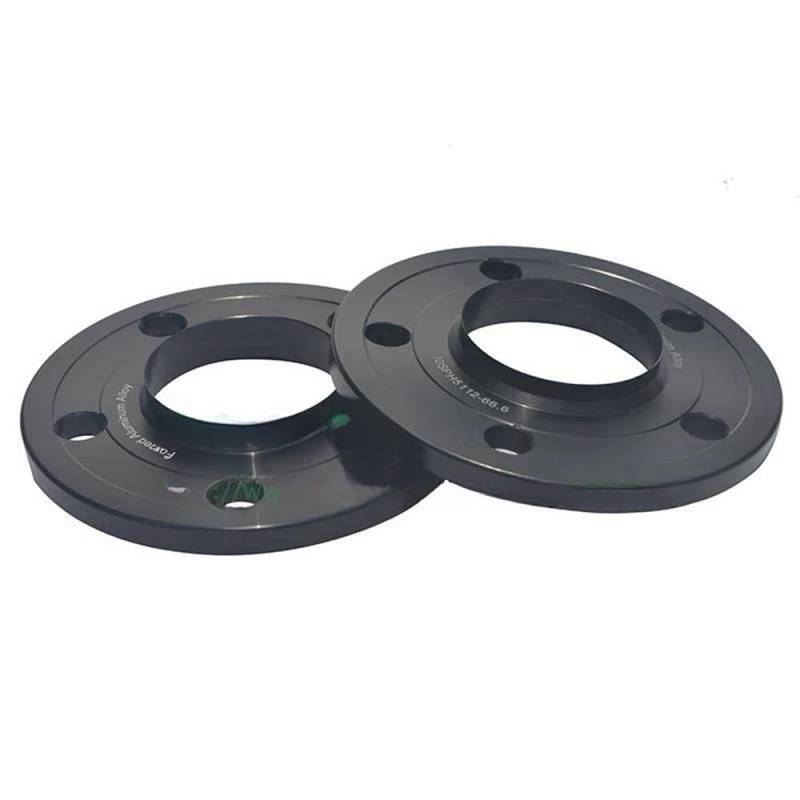 Spurverbreiterungen Für I3 Für I8 2 Stück 10 Mm PCD 5 X 112 CB 66,6 Mm Geschmiedete Legierung Auto-Rad-Distanz-Adapter(Black) von DNZOGW