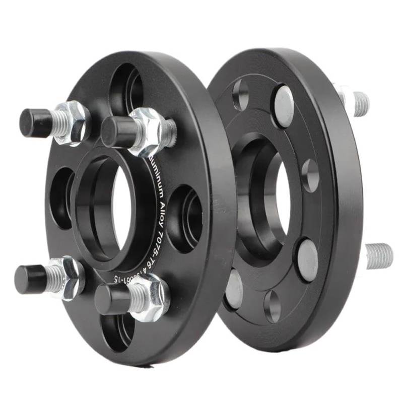 Spurverbreiterungen Für Suzuki Für Alto Für Swift Für Alivio Für Every 2 Stück 15 20 25 Mm 7075 Aluminium Geschmiedeter Spurverbreiterungsadapter PCD 4x100 CB 54,1 Mm(2PCS 15mm) von DNZOGW